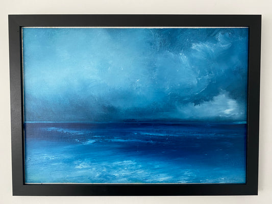 "Azure" original painting in oil